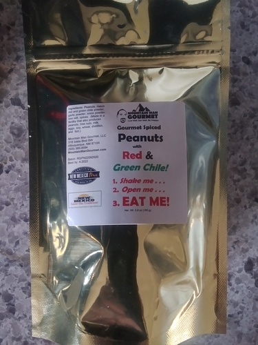 Roasted Peanuts with Red & Green Chile