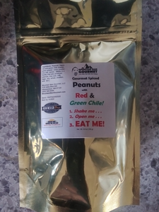 Roasted Peanuts with Red & Green Chile